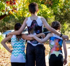 ScoliBrace worn by children with scoliosis